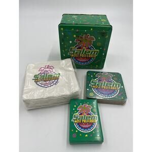 Salem Cigarettes Most Preffered Tin Set Cards Coasters Napkins Vintage Sealed
